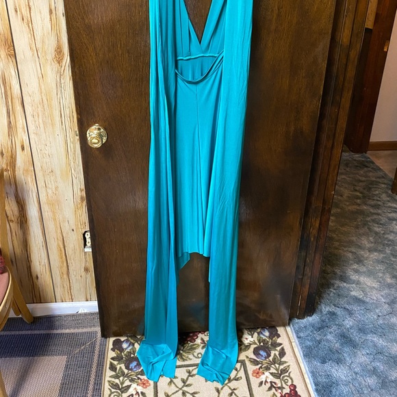 Infinity dress in greenish teal - Picture 4 of 7
